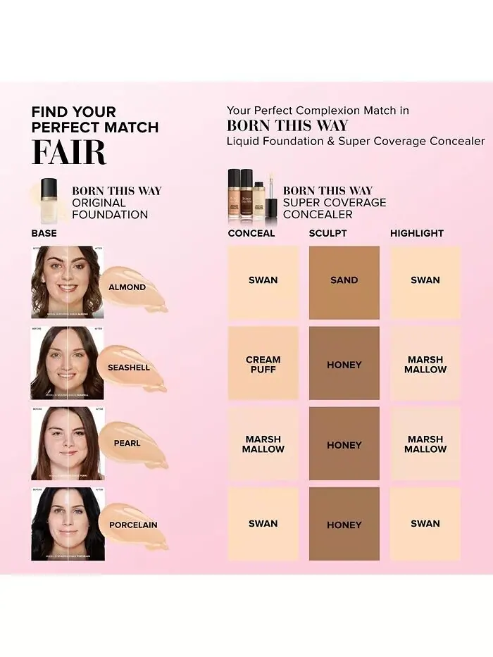 Born This Way Многофункциональный моделирующий консилер с суперпокрытием Too Faced — изображение 5 из 16