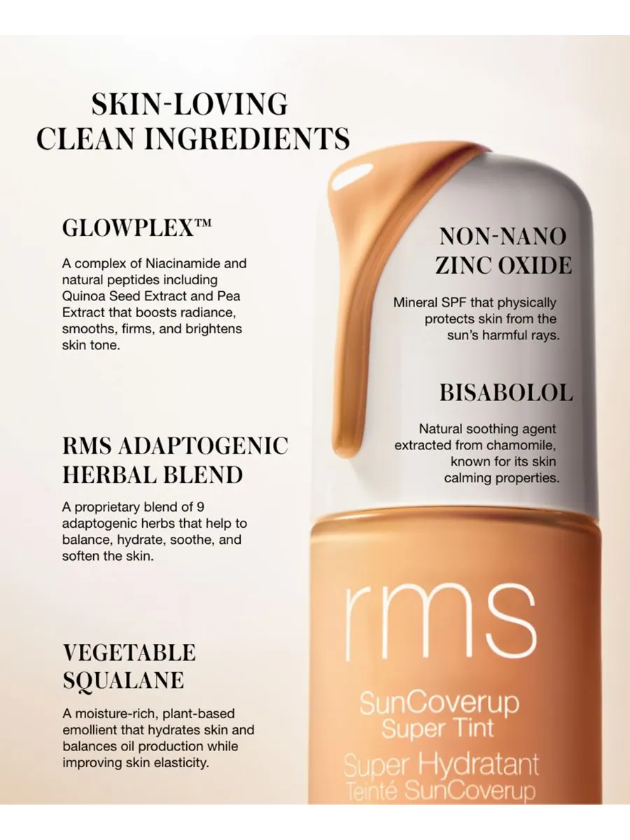 Солнцезащитный крем SunCoverup Super Tint SPF 50, 1 унция RMS Beauty — изображение 8 из 10
