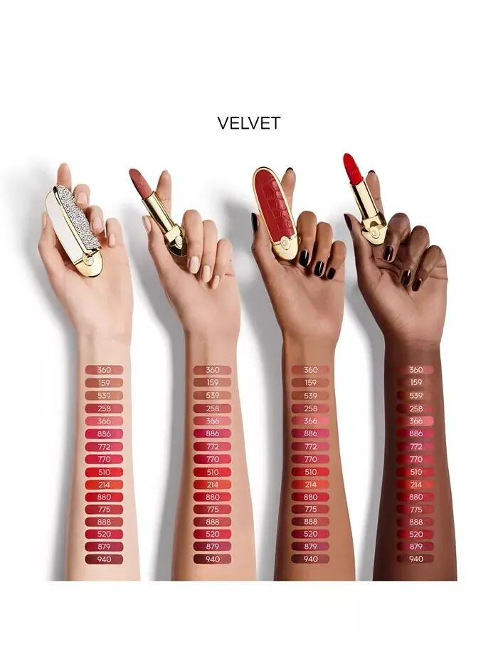 Персонализируемый сменный блок для губной помады Rouge G - Бархатный Guerlain, цвет 214 LE ROUGE — изображение 5 из 8