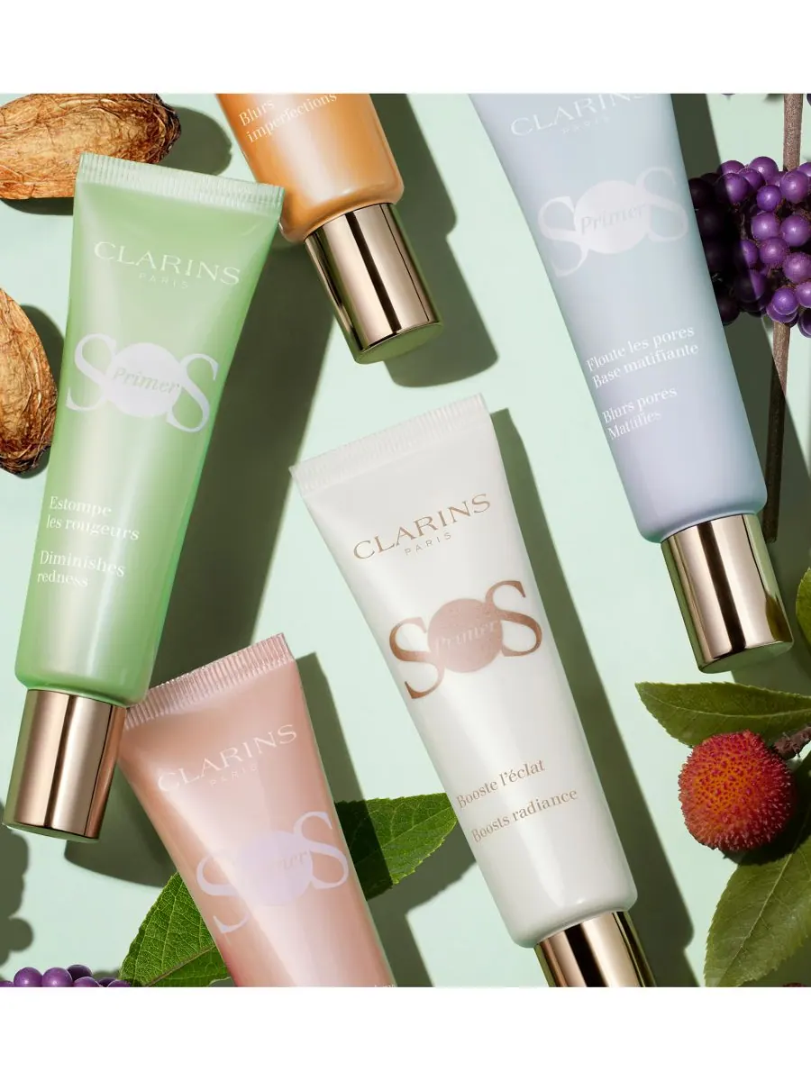 Праймер для макияжа SOS, корректирующий цвет лица и увлажняющий Clarins, цвет mattifying — изображение 8 из 8