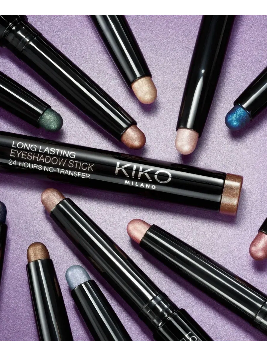 Тени для век стик KIKO Milano Long Lasting Eyeshadow Stick, 0.06 oz, 11 Lilac — изображение 4 из 6