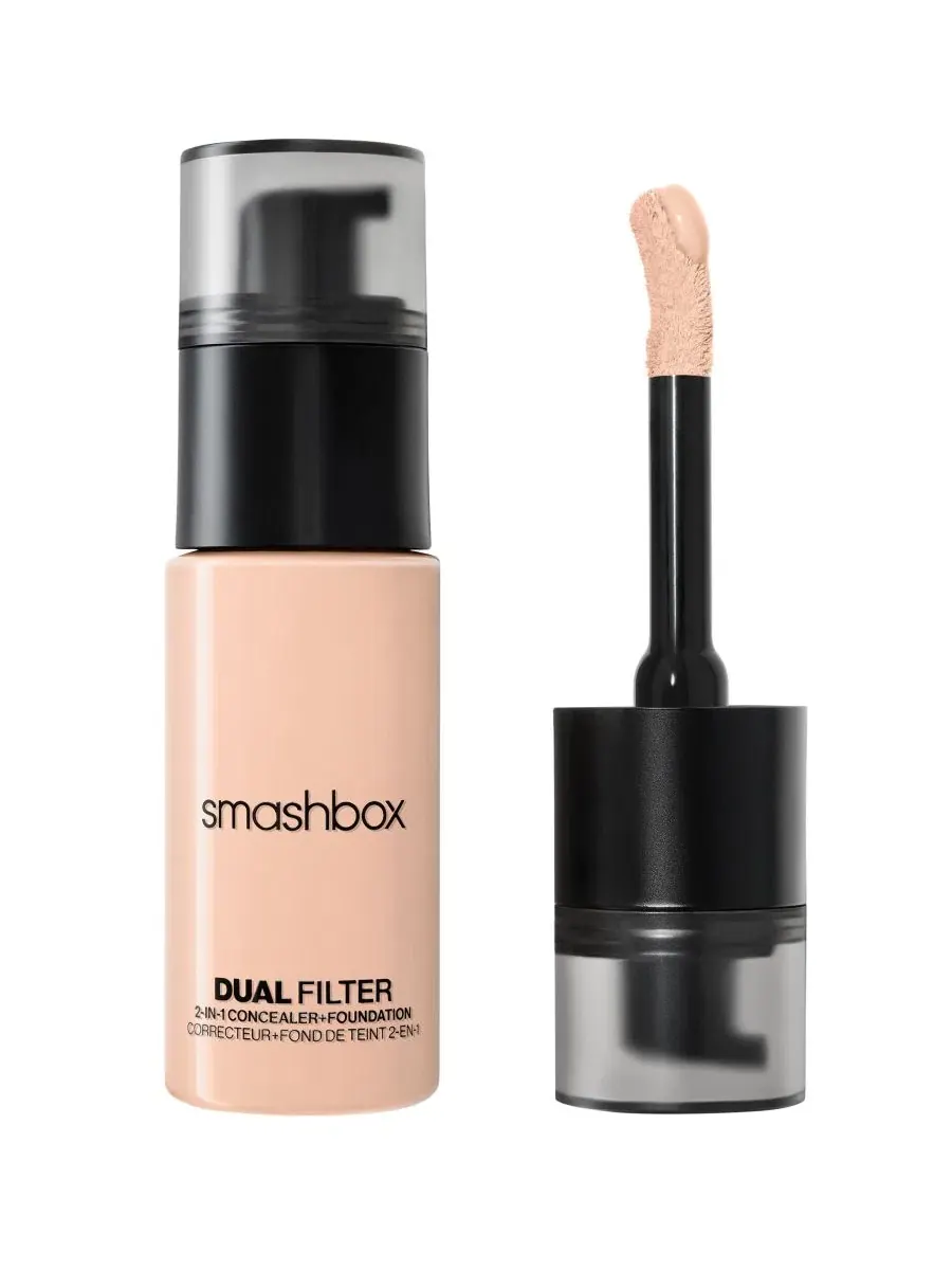 Тональный крем-консилер 2-в-1 с эффектом фильтра, 24 мл Smashbox, Fair Light 4 Cool