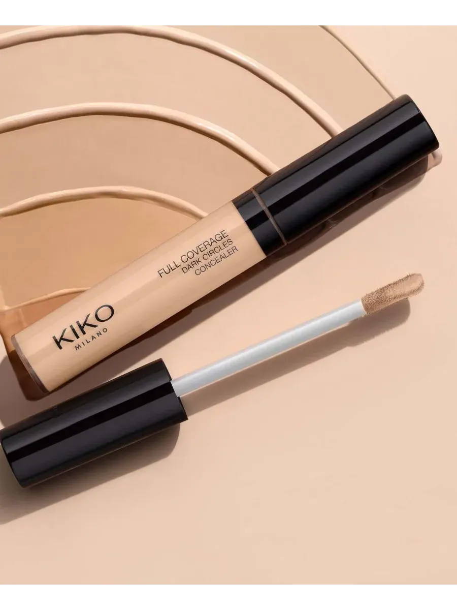 Консилер с высокой степенью покрытия KIKO Milano Full Coverage Dark Circles, 0,27 унции, 18 Ginger — изображение 4 из 6