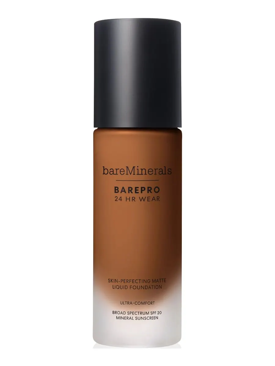 Жидкая матирующая тональная основа BAREPRO с 24-часовой стойкостью и SPF 20 BareMinerals — изображение 1 из 10