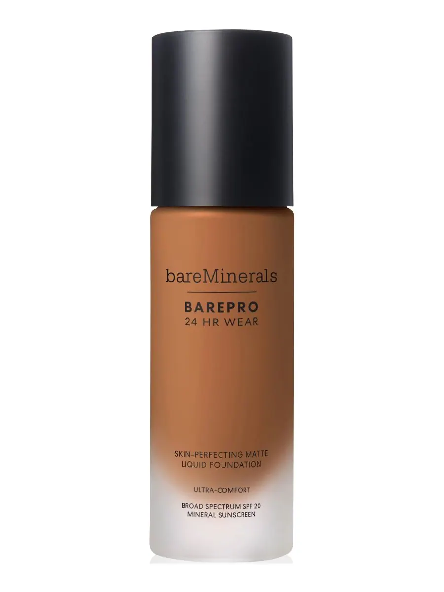 Жидкая матирующая тональная основа BAREPRO с 24-часовой стойкостью и SPF 20 BareMinerals — изображение 1 из 10