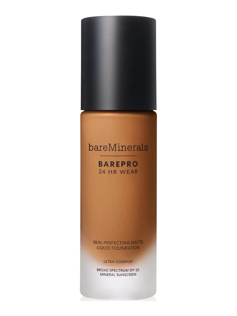 Жидкая матирующая тональная основа BAREPRO с 24-часовой стойкостью и SPF 20 BareMinerals — изображение 1 из 10