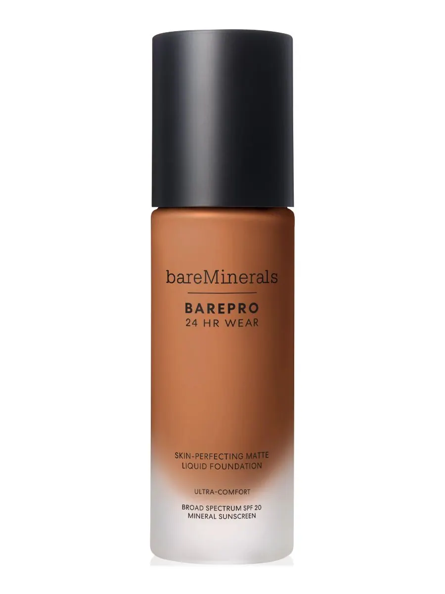 Жидкая матирующая тональная основа BAREPRO с 24-часовой стойкостью и SPF 20 BareMinerals — изображение 1 из 10