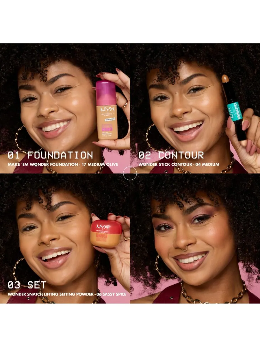 Тональный крем NYX Professional Makeup Make ’Em Wonder Soft Matte, Light Sand, 30 мл — изображение 10 из 10