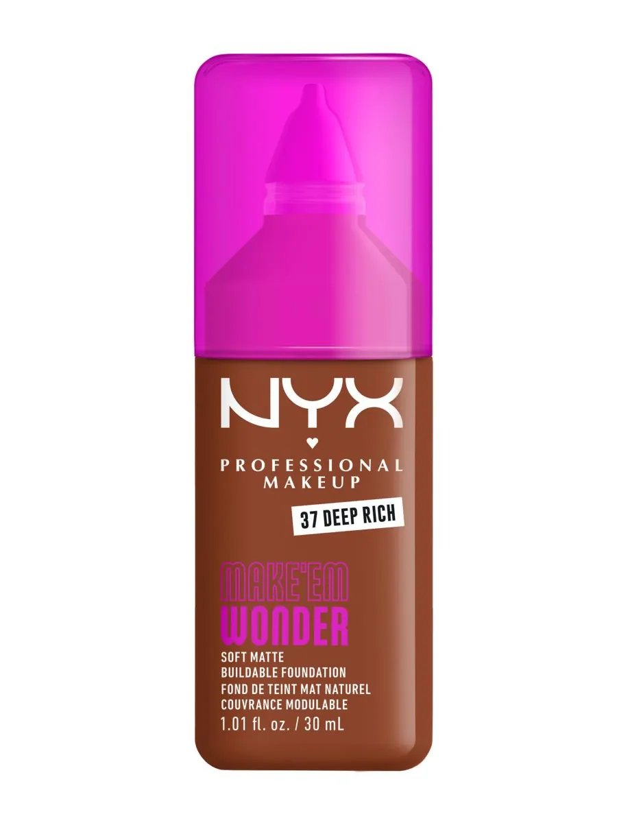 Тональный крем Wonder Foundation, 0,84 унции NYX Professional Makeup, цвет deep rich