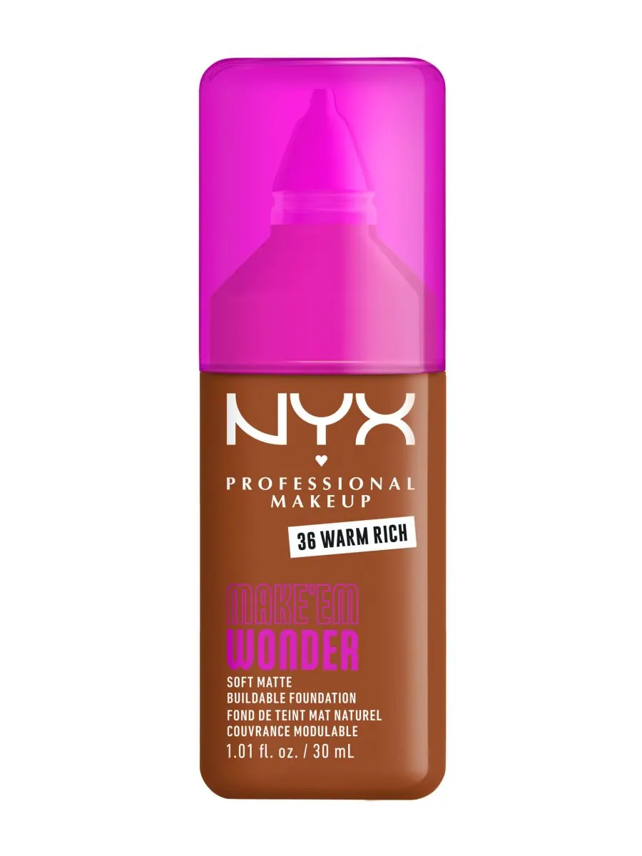 Тональный крем Wonder Foundation, 0,84 унции NYX Professional Makeup, цвет warm rich