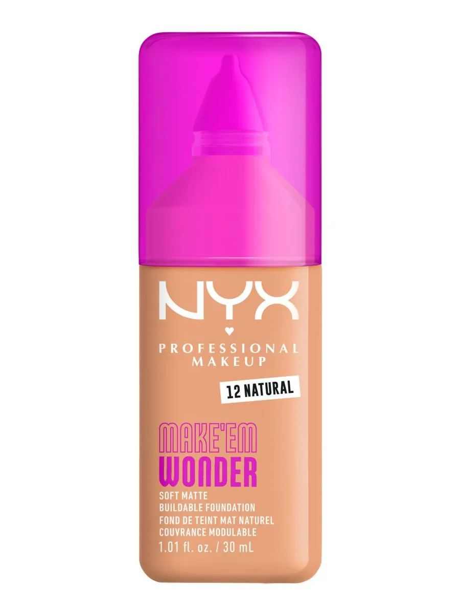 Тональный крем Wonder Foundation, 0,84 унции NYX Professional Makeup — прозрачный