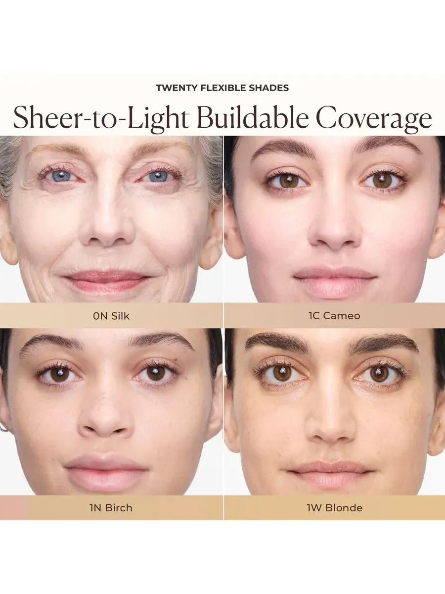 Мини-увлажняющий тонирующий крем с эффектом сияющей кожи и SPF 30 Laura Mercier, 1N Birch- Fair — изображение 3 из 10