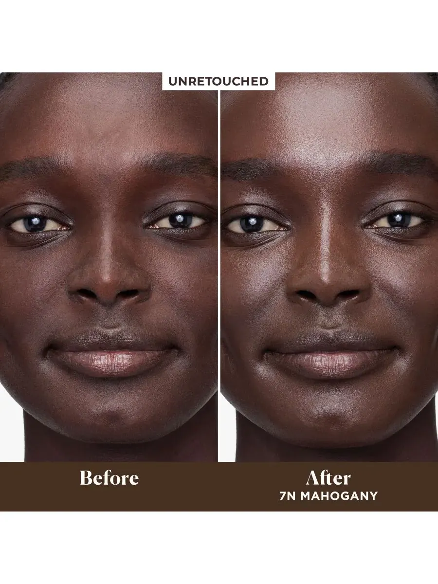 Мини-увлажняющий тонирующий крем с эффектом сияющей кожи и SPF 30 Laura Mercier, 7N Mahogany - Rich — изображение 2 из 10