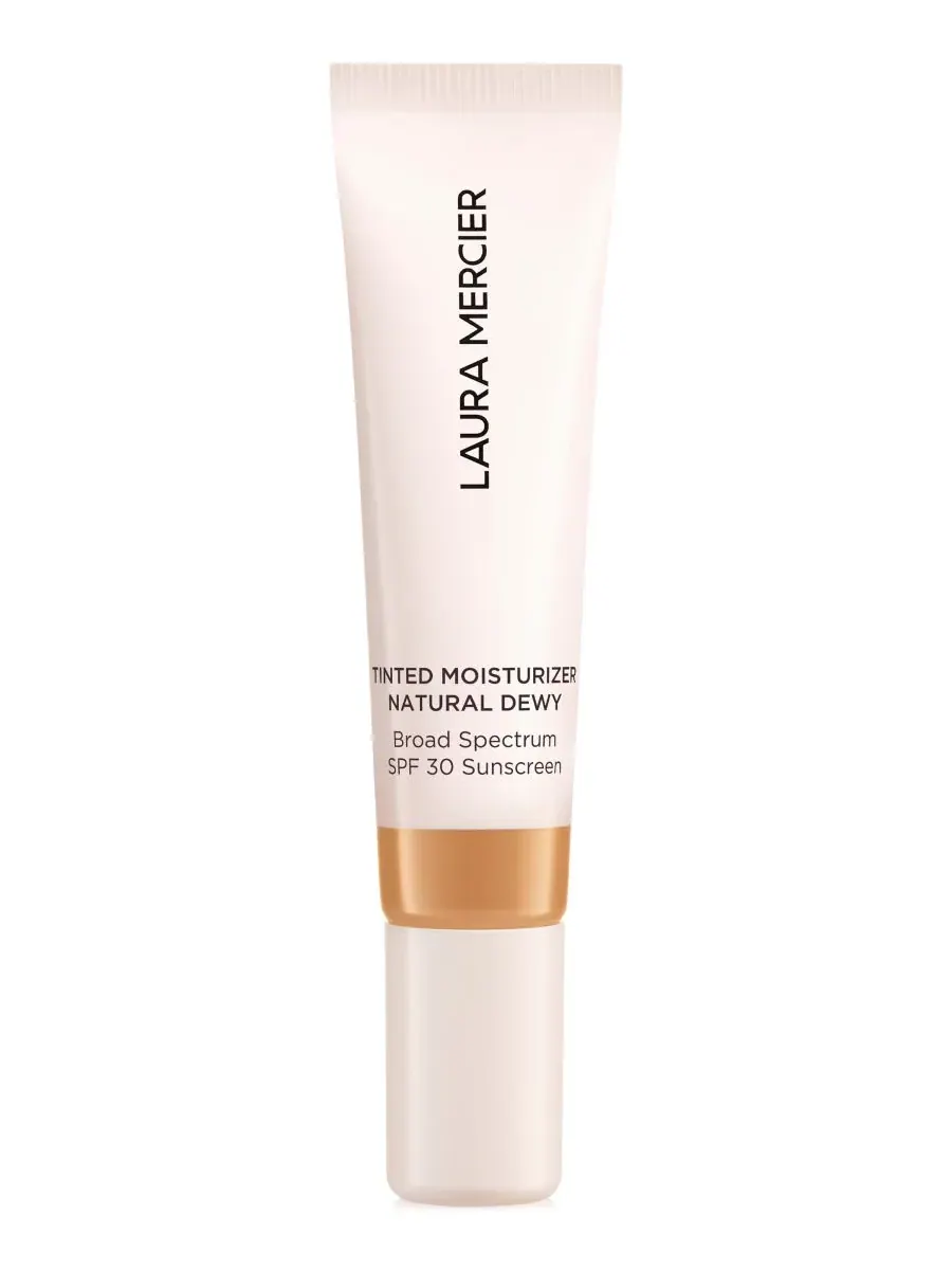 Мини-увлажняющий тонирующий крем с эффектом сияющей кожи и SPF 30 Laura Mercier, 4N Teak- Medium — изображение 1 из 10