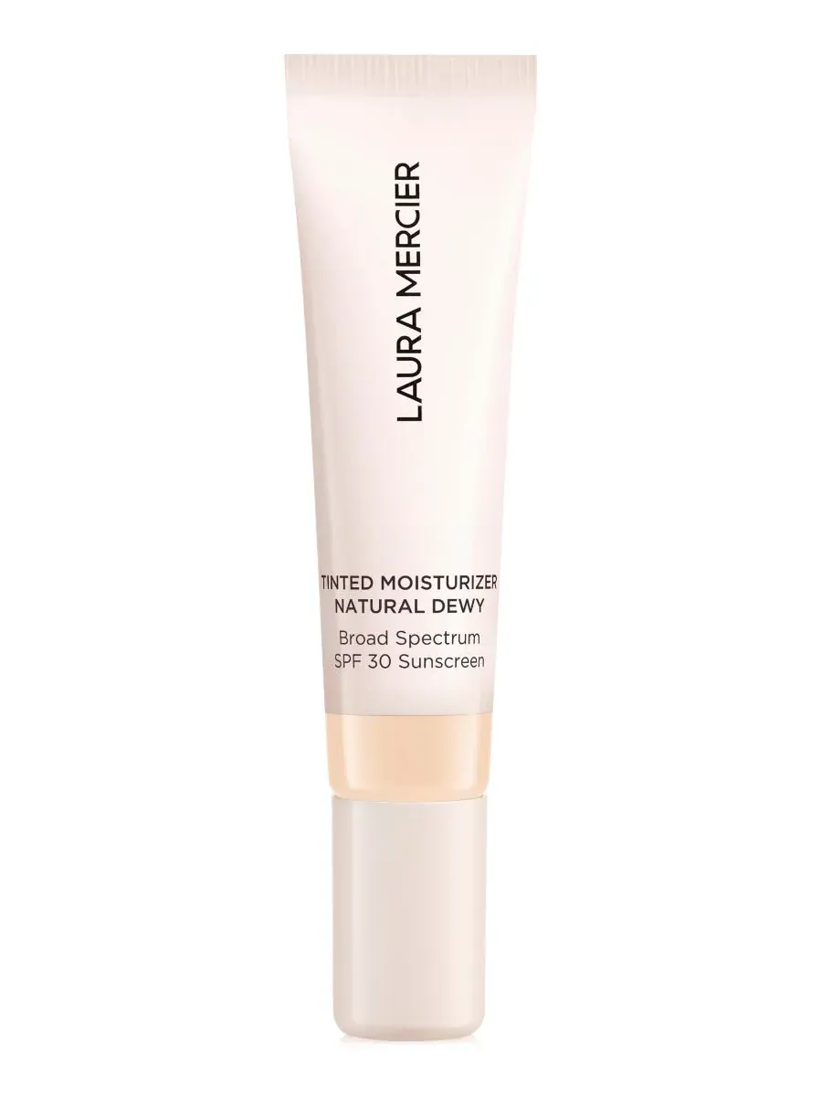 Мини-увлажняющий тонирующий крем с эффектом сияющей кожи и SPF 30 Laura Mercier, 0N Silk- Very Fair — изображение 1 из 10