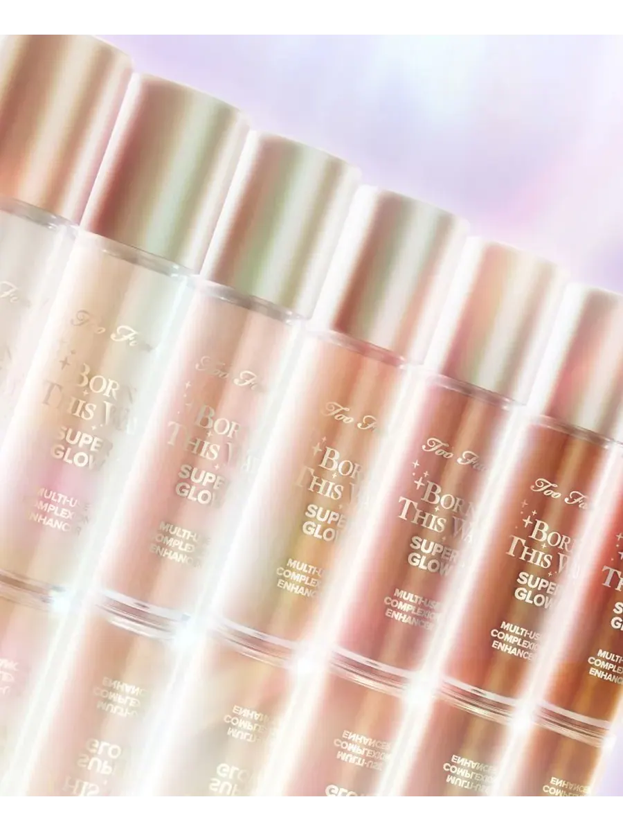 Too Faced Средство для улучшения цвета лица Born This Way Super Glow Multi-Use, 1 унция — изображение 9 из 10