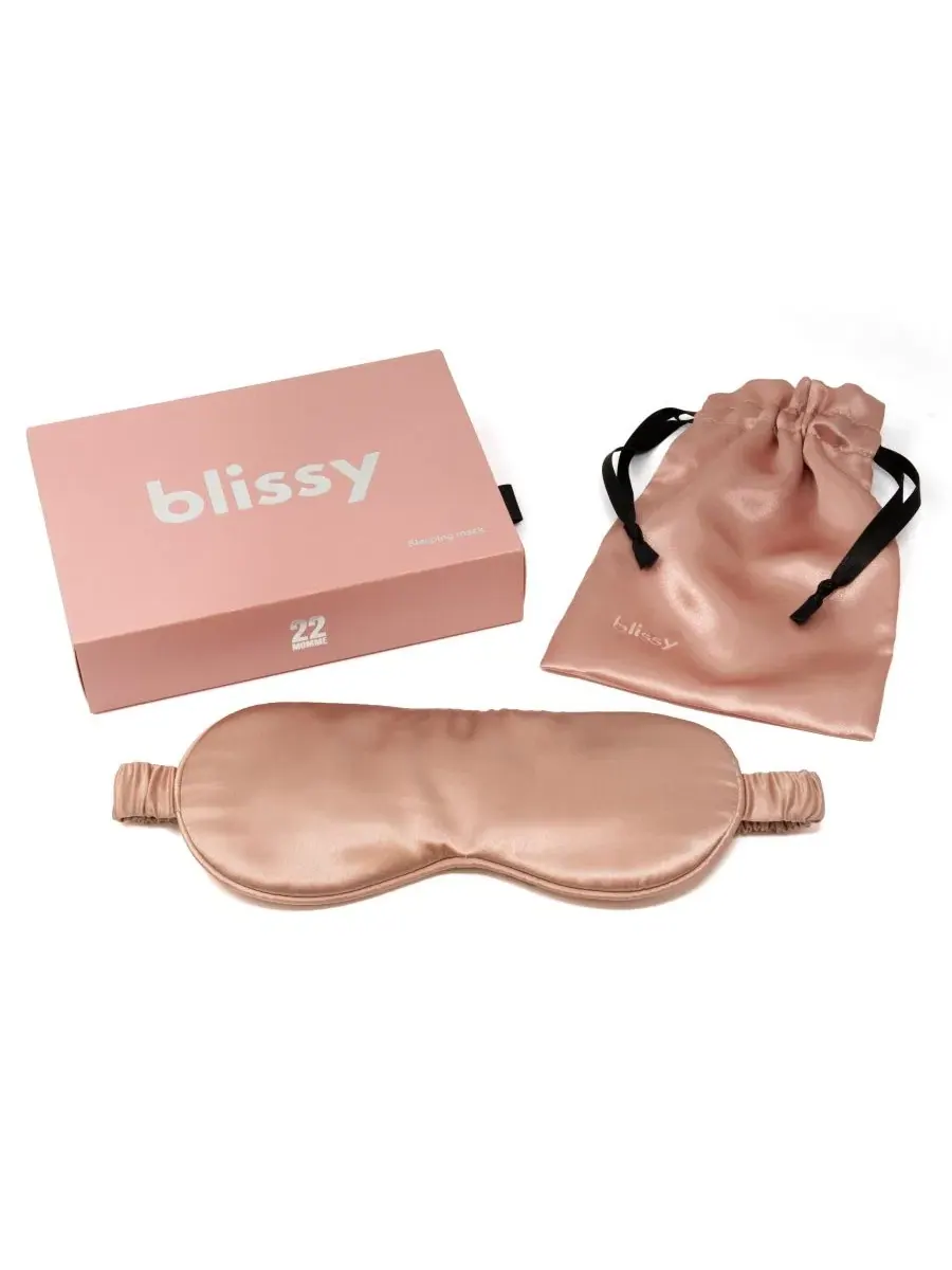 Шелковая маска для сна Pure Silk Sleep Mask BLISSY