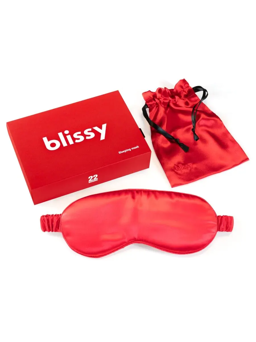 Маска для сна из шелка Pure Silk Sleep Mask BLISSY