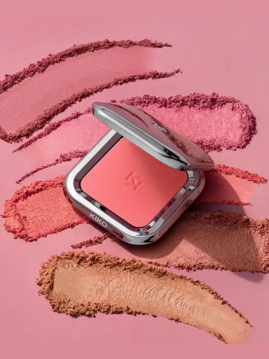 Румяна компактные KIKO Milano Unlimited Blush, 6 г, Metallic Rosy Biscuit — изображение 5 из 6
