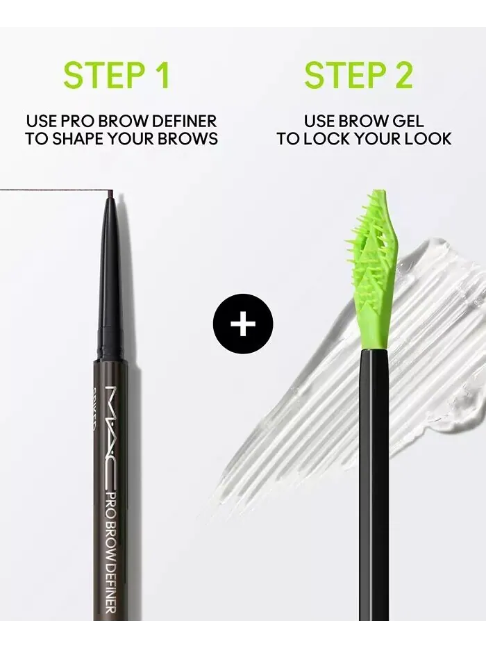 Карандаш для бровей Pro Brow Definer, кончик 1 мм Mac, цвет Genuine Aubergine — изображение 7 из 11