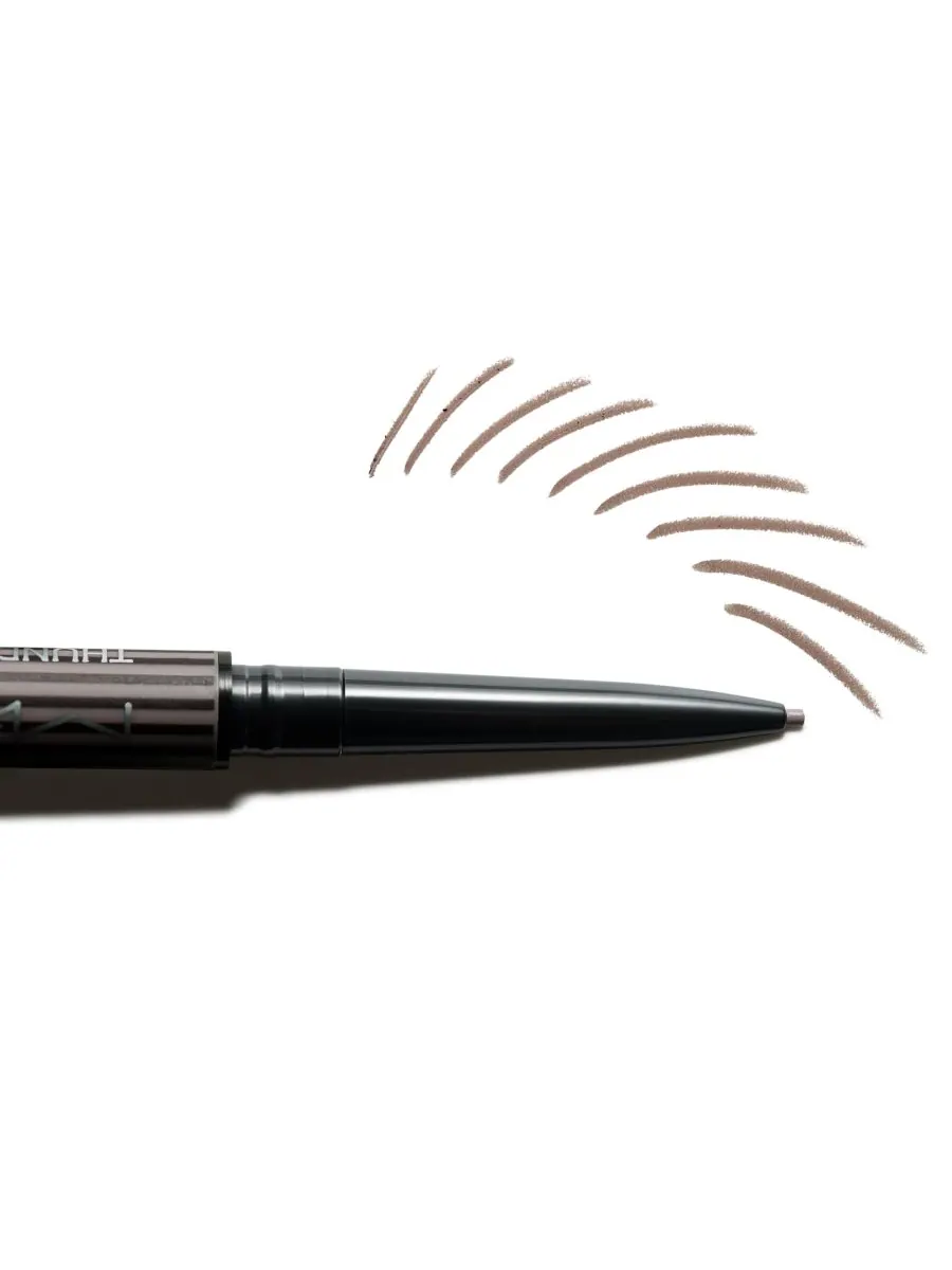 Карандаш для бровей Pro Brow Definer с наконечником 1 мм MAC, цвет thunder — изображение 2 из 10