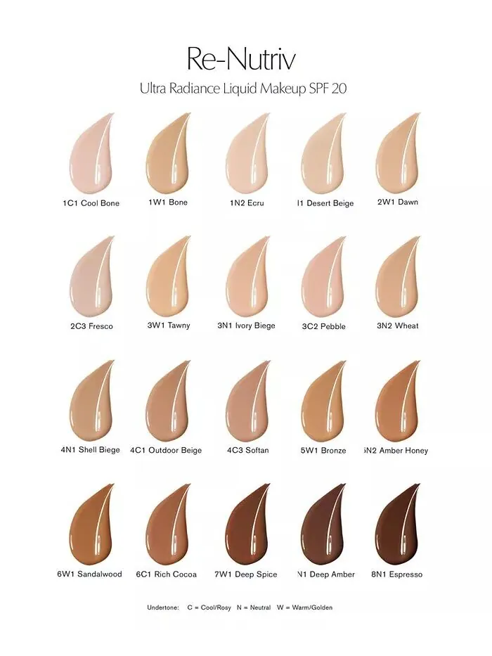 Estée Lauder Re-Nutriv Ultra Radiance Жидкая тональная основа SPF 20, цвет 2W1 Dawn — изображение 3 из 9