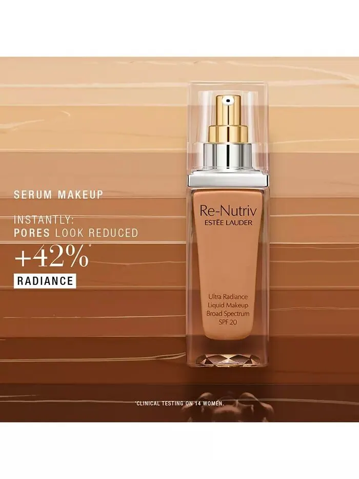 Жидкая тональная основа Re-Nutriv Ultra Radiance SPF 20 Estée Lauder, цвет 1C1 Cool Bone — изображение 6 из 9