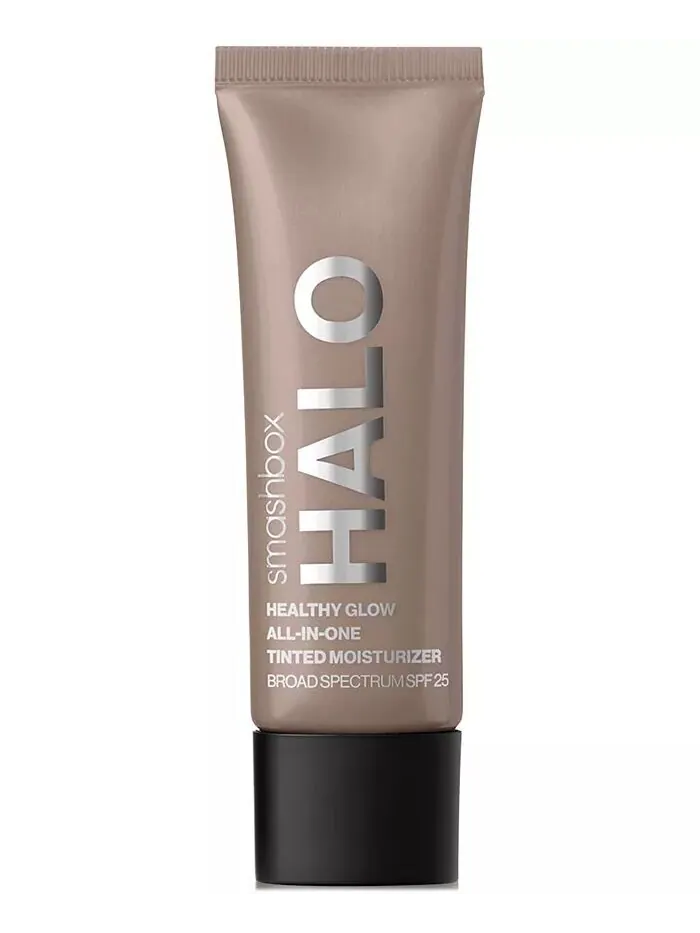 Mini Halo Healthy Glow Тонированный увлажняющий крем SPF 25, 0,41 унции Smashbox — серый