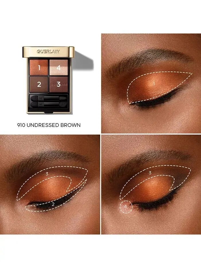 Тени для век Ombres G Quad Guerlain, цвет Wild Nudes — изображение 4 из 8