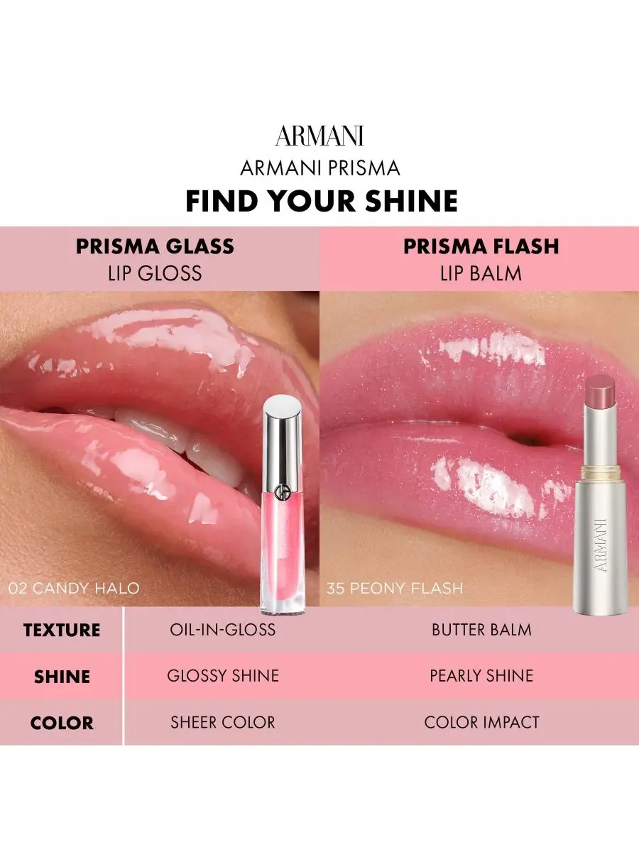 Бальзам для губ Prisma Flash Armani, 31 lilac flash — изображение 6 из 7