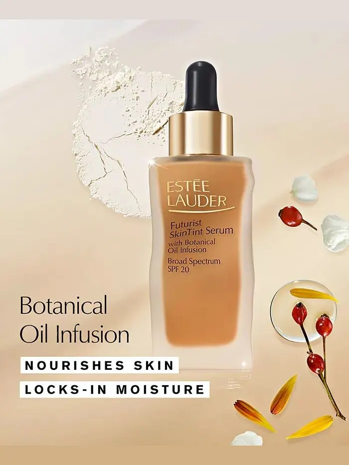 Тональная сыворотка Estée Lauder Futurist Skin Tint SPF 20, 9N1 Ebony — изображение 6 из 13