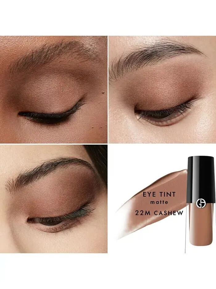 Стойкие жидкие тени для век Eye Tint Giorgio Armani, цвет 22M Cashew — изображение 3 из 5