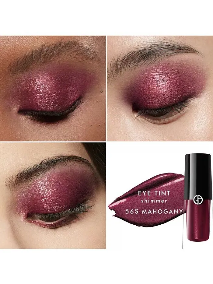Стойкие жидкие тени для век Eye Tint Giorgio Armani, цвет 56S Mahogany — изображение 4 из 6