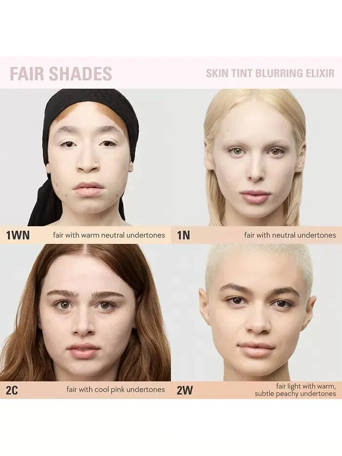 Тональный крем Skin Tint Blurring Elixir, 1 унция Kylie Cosmetics, цвет 2.5N (light with neutral — изображение 3 из 10