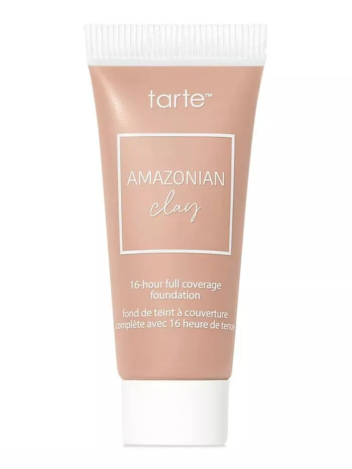 Дорожный размер Amazonian Clay 16-часовая основа с полным покрытием Tarte, цвет 51N Deep Neutral — изображение 1 из 7