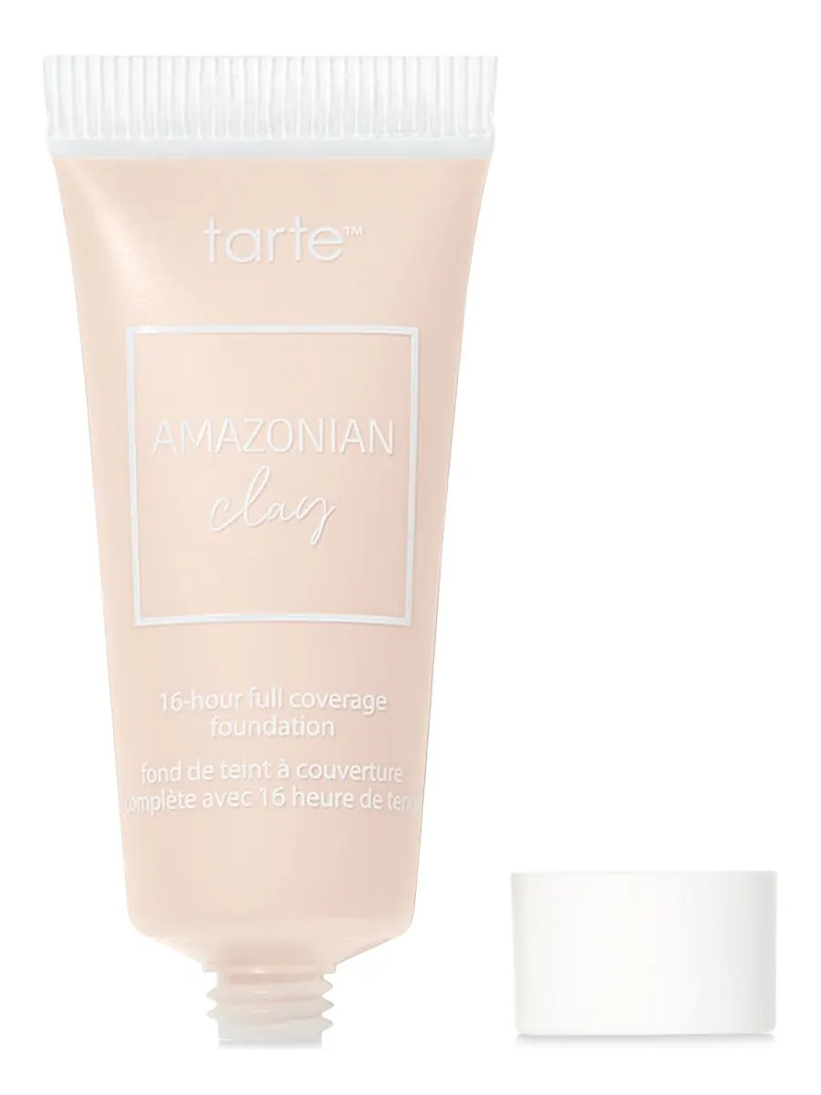 Тональный крем Amazonian Clay дорожного размера с 16-часовым полным покрытием Tarte, цвет 57n rich — изображение 7 из 7
