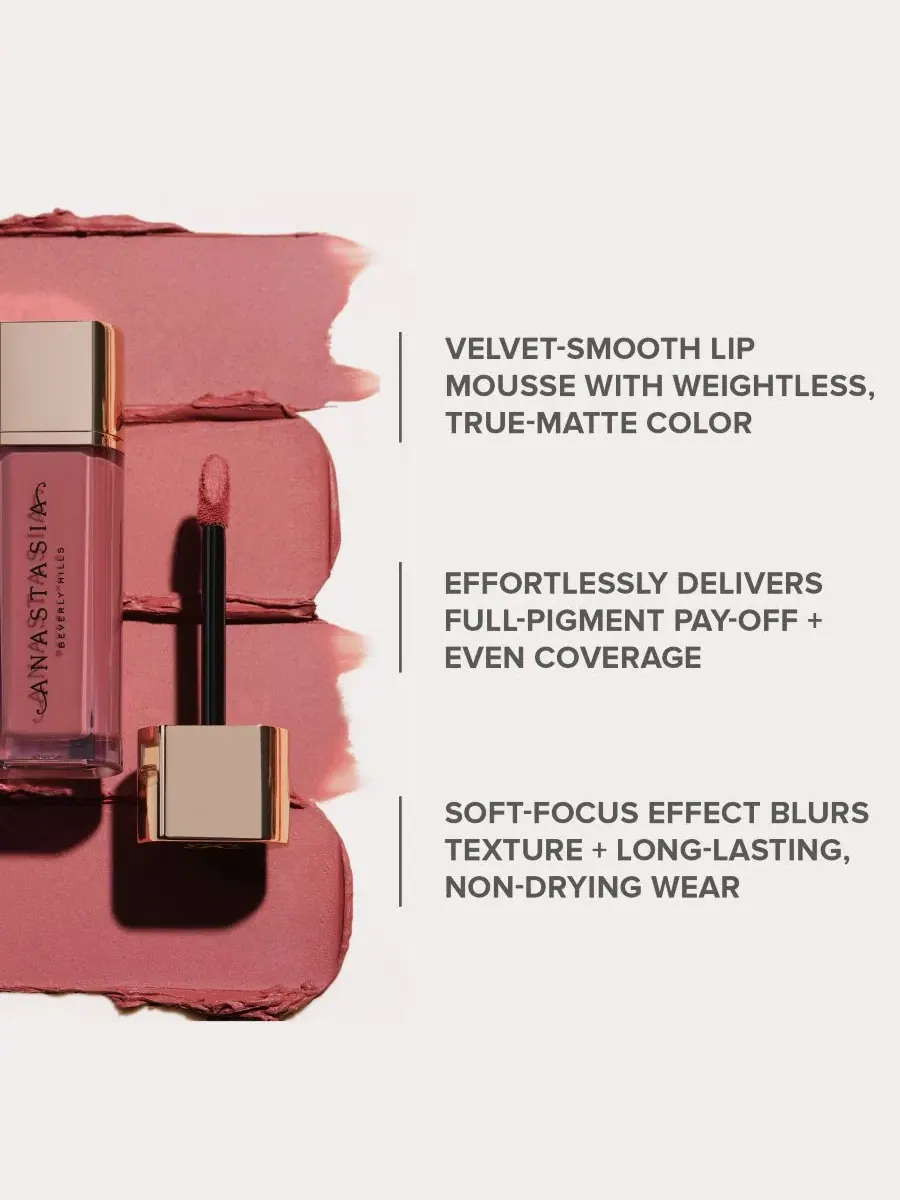 Помада-мусс для губ, 3.4 г, с аппликатором-каплей, Lip Velvet Anastasia Beverly Hills — изображение 5 из 10