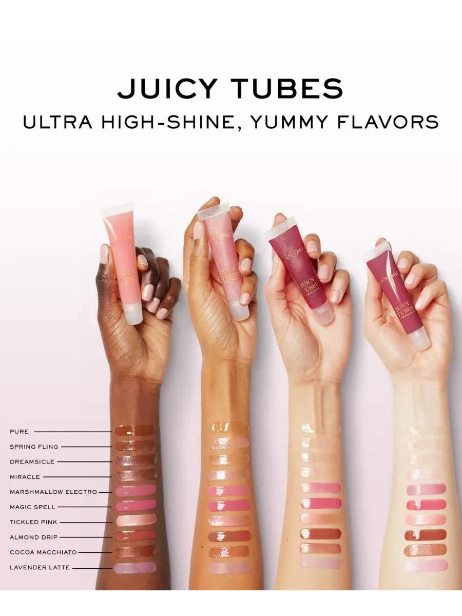 Блеск для губ Juicy Tubes Original Lip Gloss Lancôme, 19 Cocoa Macchiato — изображение 4 из 6