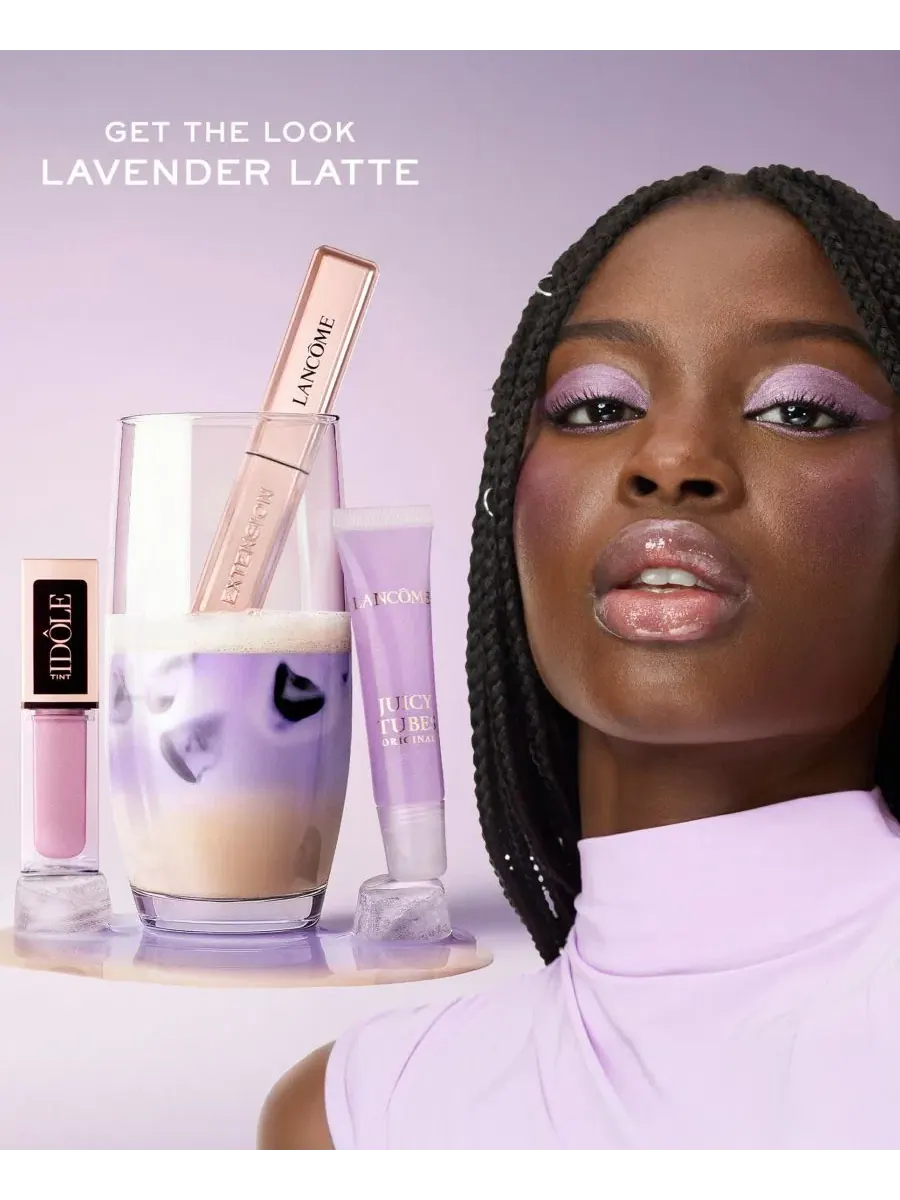 Блеск для губ Juicy Tubes Original Lip Gloss Lancôme, 20 Lavander Latte — изображение 5 из 6