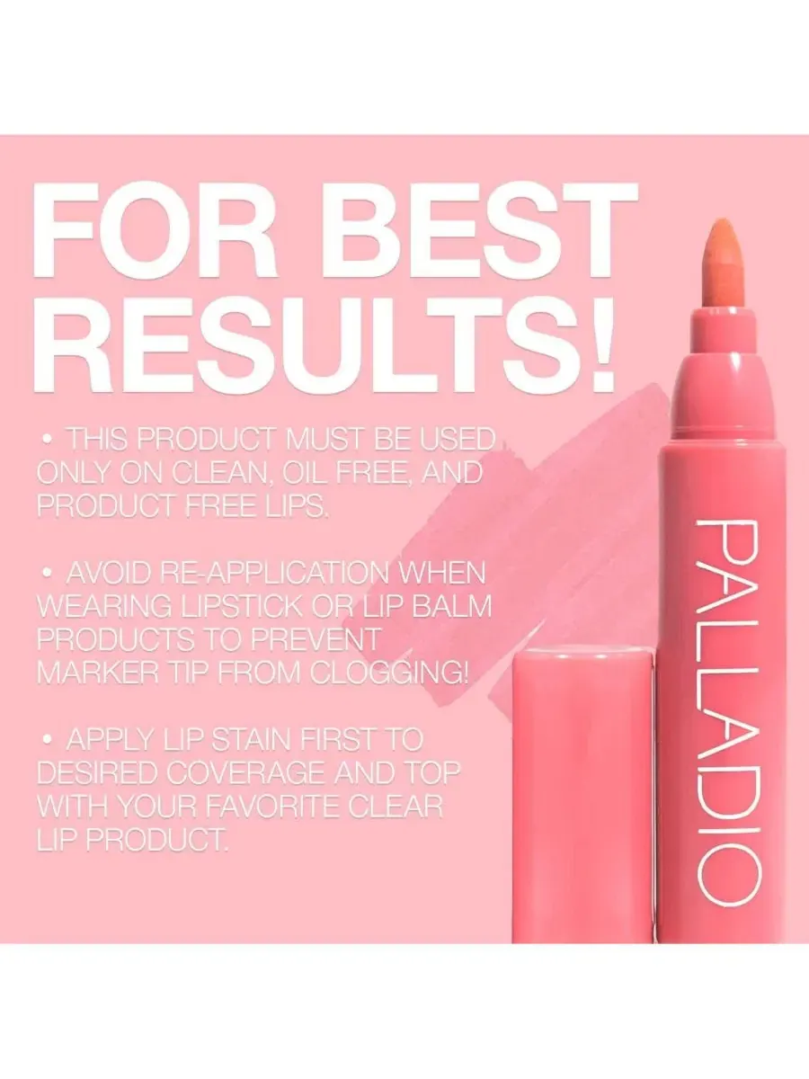 Тинт для губ Palladio Lip Stain, Pinky — изображение 5 из 6