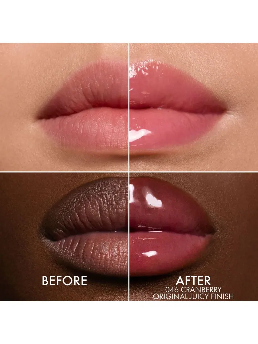 Масло для сияния губ Addict Lip Glow Oil, 0,2 унции DIOR, 046 Cranberry — изображение 2 из 10