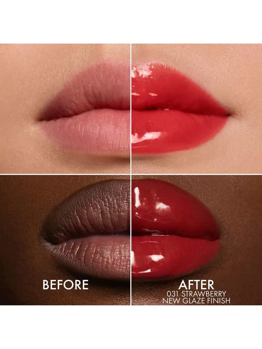 Масло для сияния губ Addict Lip Glow Oil, 0,2 унции DIOR, 031 Strawberry — изображение 2 из 10