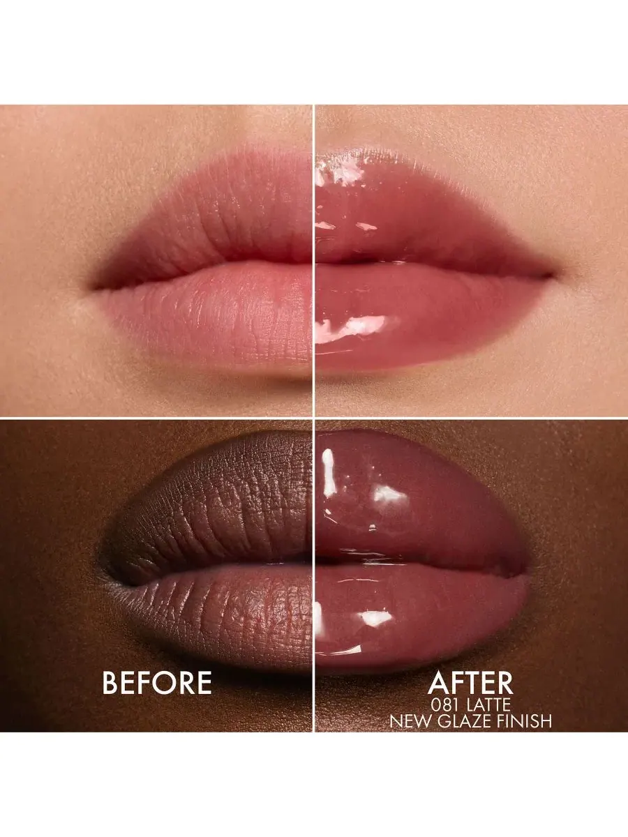 Масло для сияния губ Addict Lip Glow Oil, 0,2 унции DIOR, 081 Latte — изображение 2 из 10