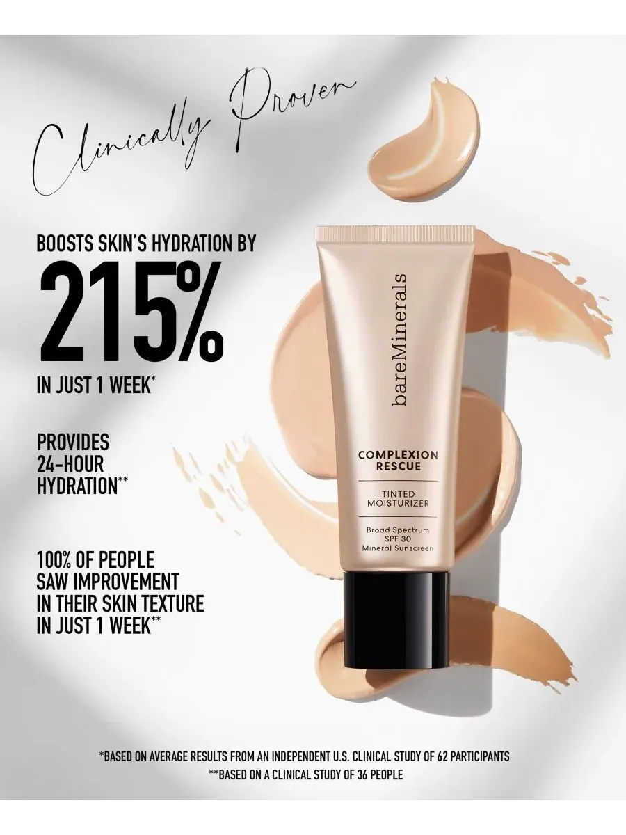 Увлажняющий тонирующий крем COMPLEXION RESCUE с гиалуроновой кислотой и минеральными компонентами — изображение 10 из 10