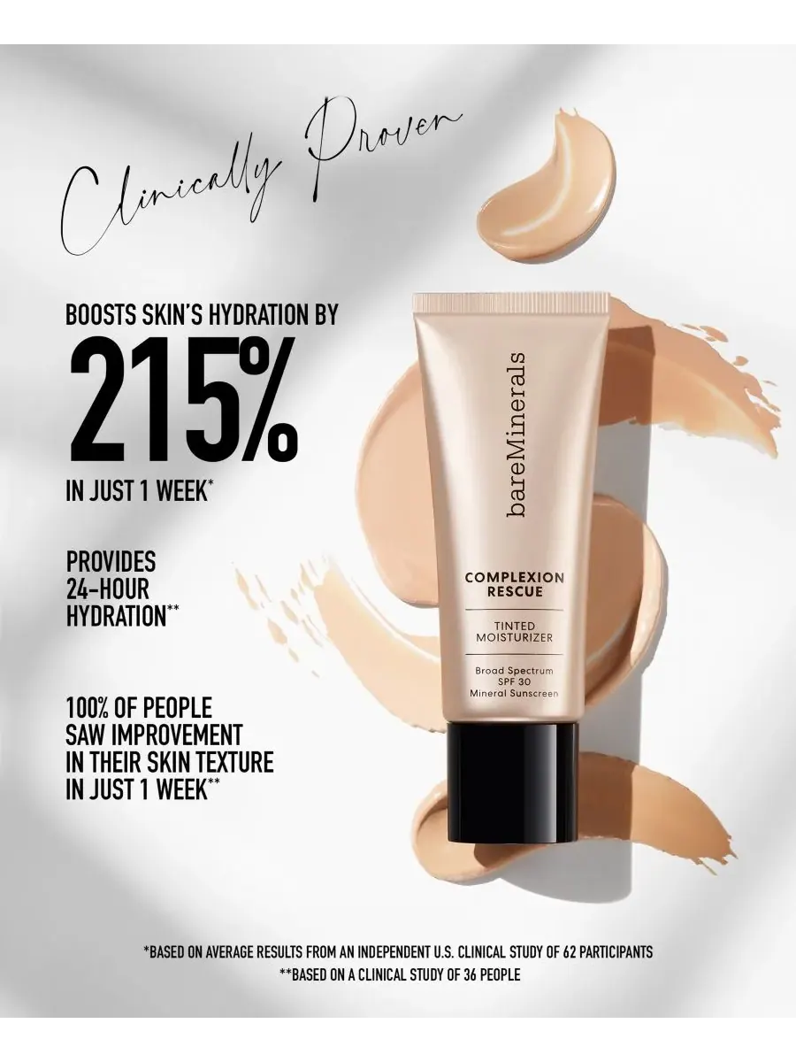 Увлажняющий тонирующий крем COMPLEXION RESCUE с гиалуроновой кислотой и минеральными компонентами — изображение 10 из 10