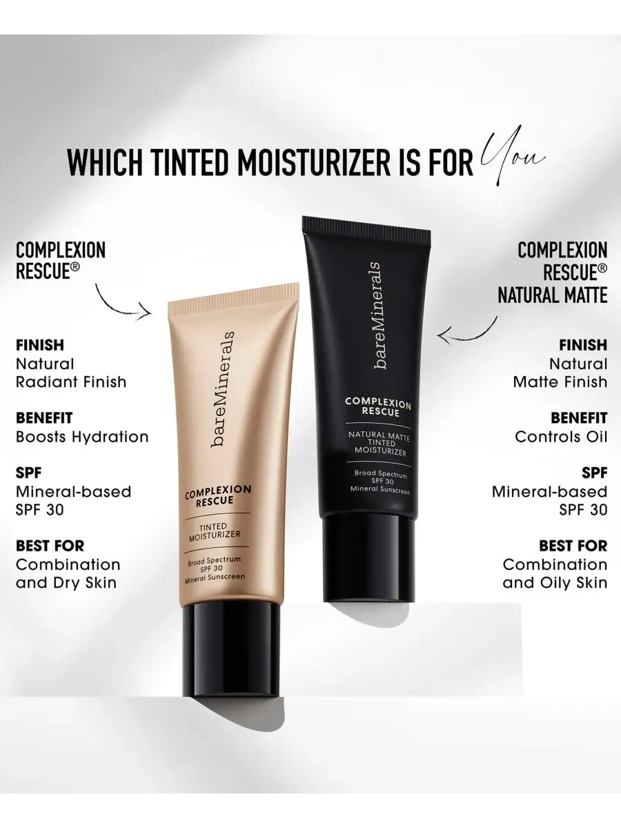 Увлажняющий тонирующий крем COMPLEXION RESCUE с гиалуроновой кислотой и минеральными компонентами — изображение 4 из 10