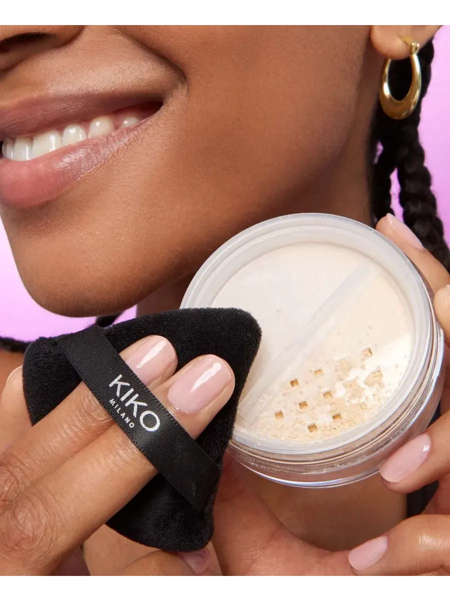 Матирующая пудра рассыпчатая Unlimited Long Lasting Matte Loose Powder KIKO Milano — изображение 3 из 5