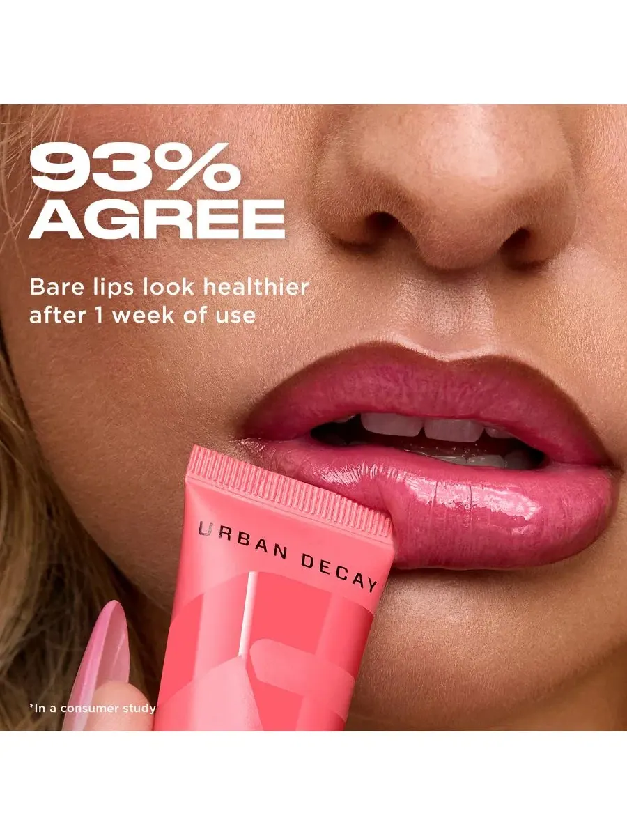 Масло для губ с эффектом блеска и стойкого оттенка Lip Toy Sugar Coat Urban Decay — изображение 8 из 11