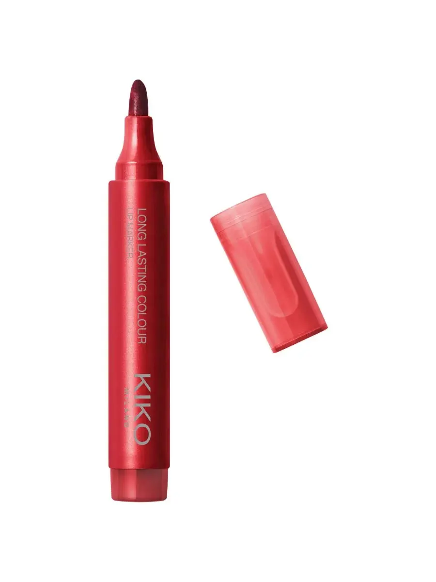 Маркер для губ KIKO Milano, 2,3 мл, Long Lasting Color Lip Marker — красный