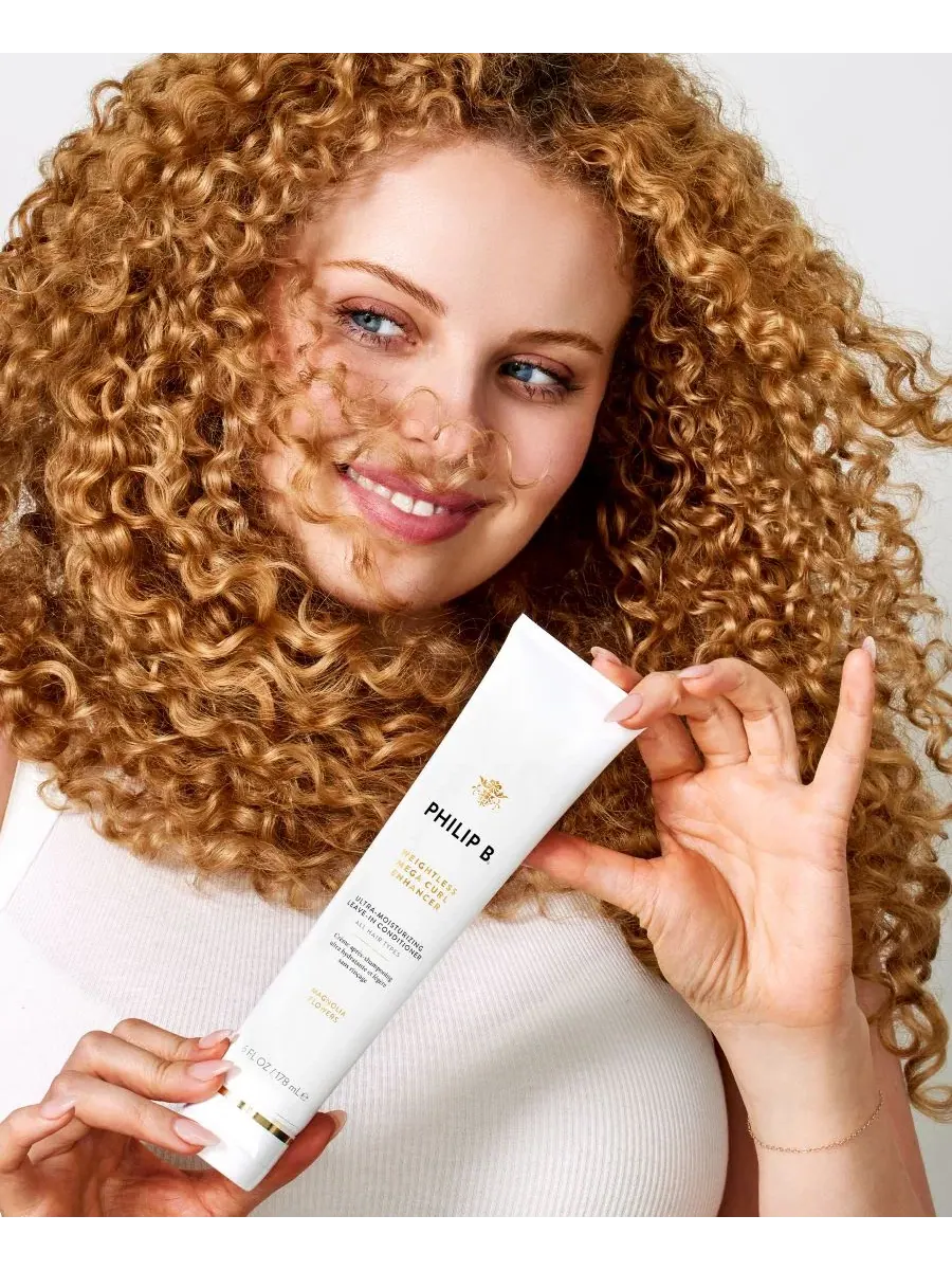 Крем-стайлинг для завитков Weightless Mega Curl Enhancer, 177 мл, Philip B — изображение 3 из 3